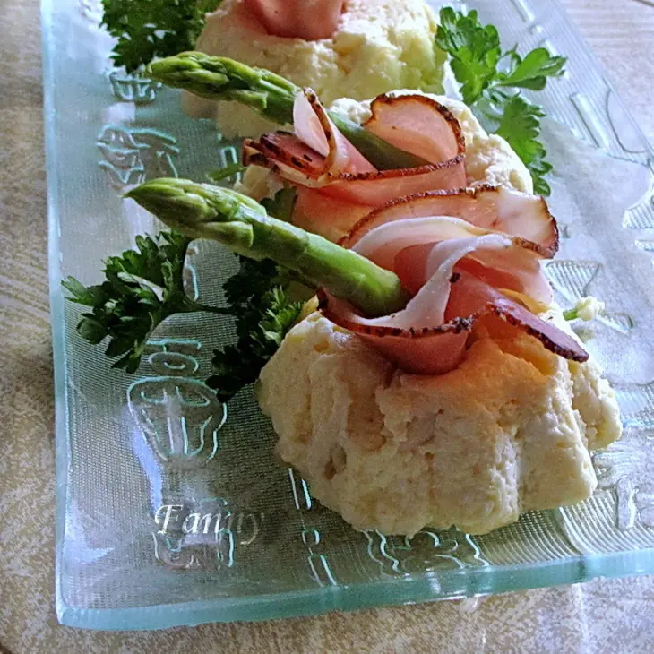 Мини-чизкейки с пармской ветчиной: шаг 2