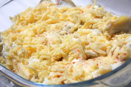 Конкильони (conchiglioni) с мясным фаршем и орехами в сливочном соусе.: шаг 8