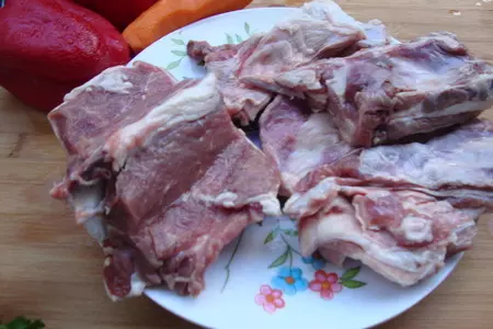 Давляма с бараньими ребрышками: шаг 1