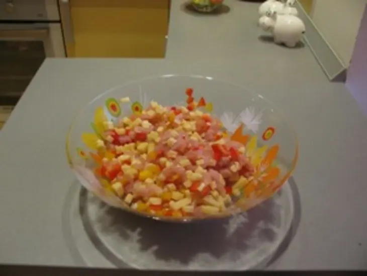Котлетки из куринного филе с овощами "летняя мозаика": шаг 3
