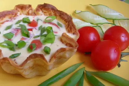 Омлет  аппетитный  из яиц цесарки.: шаг 7