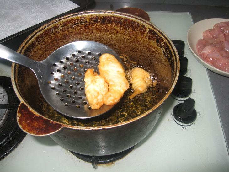 Курица в кисло-сладком соусе по-шанхайски: шаг 3