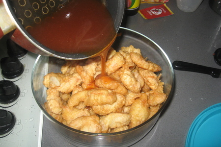 Курица в кисло-сладком соусе по-шанхайски: шаг 5