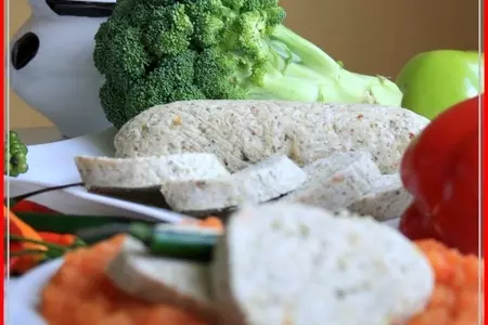 Куриная колбаса на пару с пикантным яблочным соусом: шаг 8