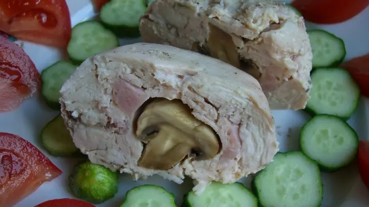 Куриные "мешочки" с сюрпризом: шаг 12