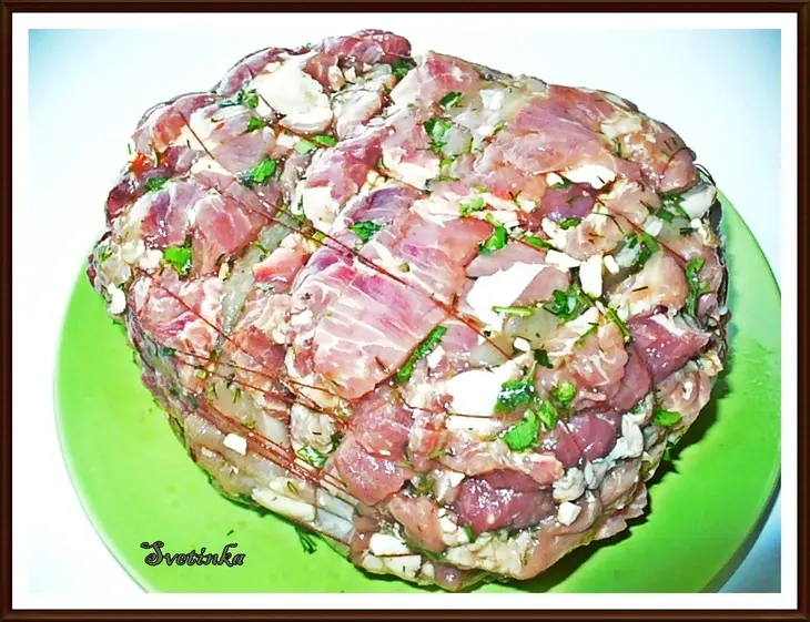 Мясной микc «барская закусочка для именниника»: шаг 11