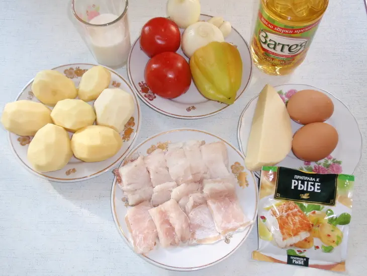 Рыба по гречески: шаг 1