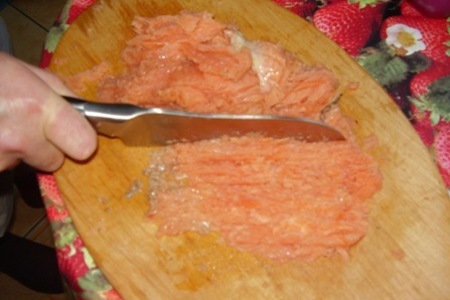 Рыбная колбаска с теплым салатом из овощей: шаг 2