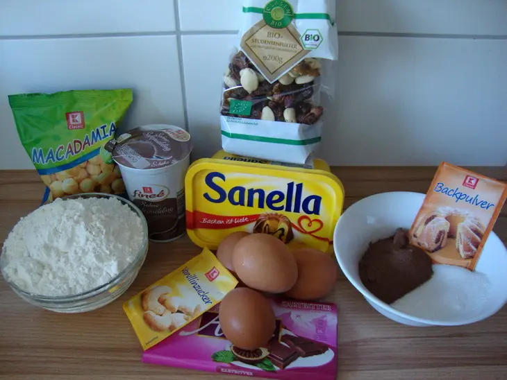 Шоколадный кекс от dr.oetker: шаг 1