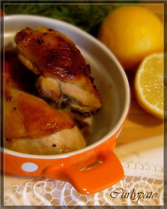 Курица, запечённая с лимоном: шаг 1