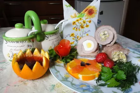 Мясные рулетики с изысканным гранатовым соусом: шаг 10