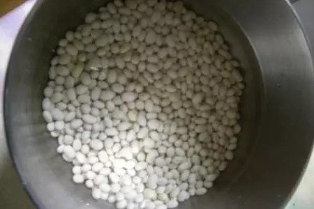 Пудинг из белой фасоли с творогом и черносливом: шаг 2