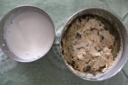 Пудинг из белой фасоли с творогом и черносливом: шаг 8