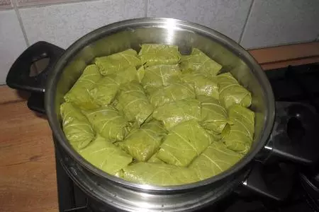 Зеленое лето (долма на пару): шаг 7
