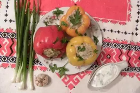 Перец фаршированный: шаг 10