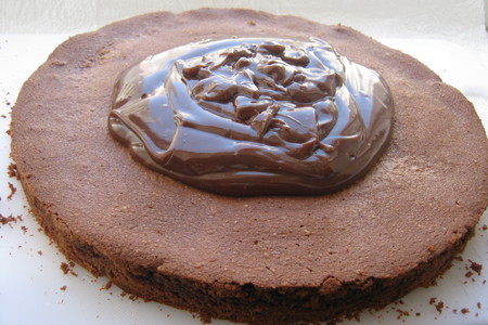 Шоколадный торт - пирог  ( sour cream and nut slice): шаг 8