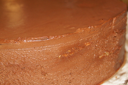 Шоколадно ореховый торт"дуэль": шаг 6