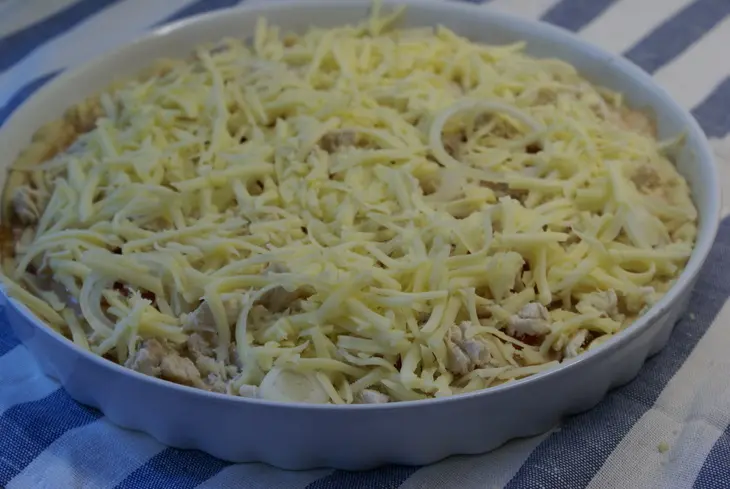 Пицца с курицей: шаг 15