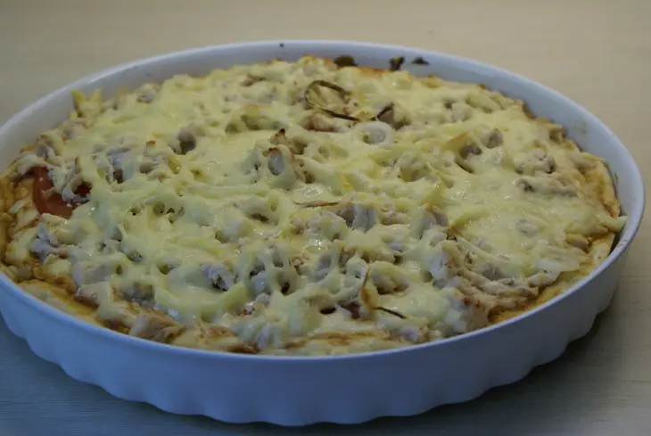 Пицца с курицей: шаг 17