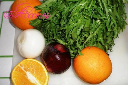 Салат "пикантелла" с луком и апельсинами: шаг 1