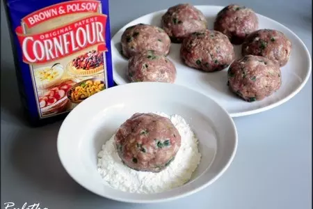 Мясные фрикадельки "львиная голова" для ксю.: шаг 5