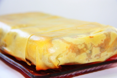 Пирог из теста фило с сыром и вялеными томатами.: шаг 5