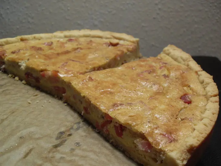 Kиш лорен  (quiche lorraine): шаг 2