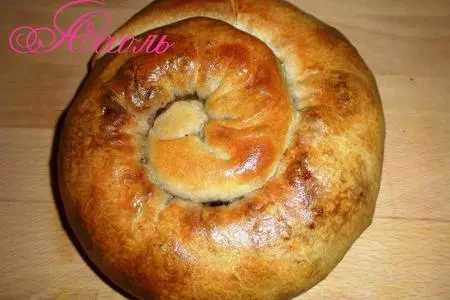 Вертута с орехами и изюмом: шаг 4