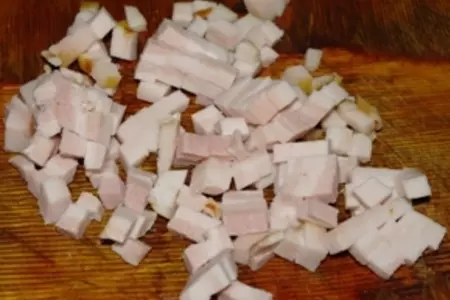 Драники с грибами и копченой грудинкой: шаг 2