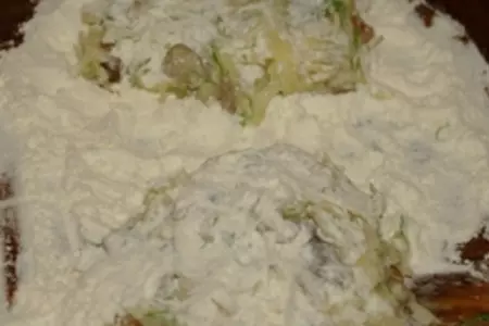 Драники с грибами и копченой грудинкой: шаг 6