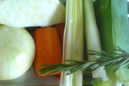 Форель с овощами запечённая в фольге: шаг 1