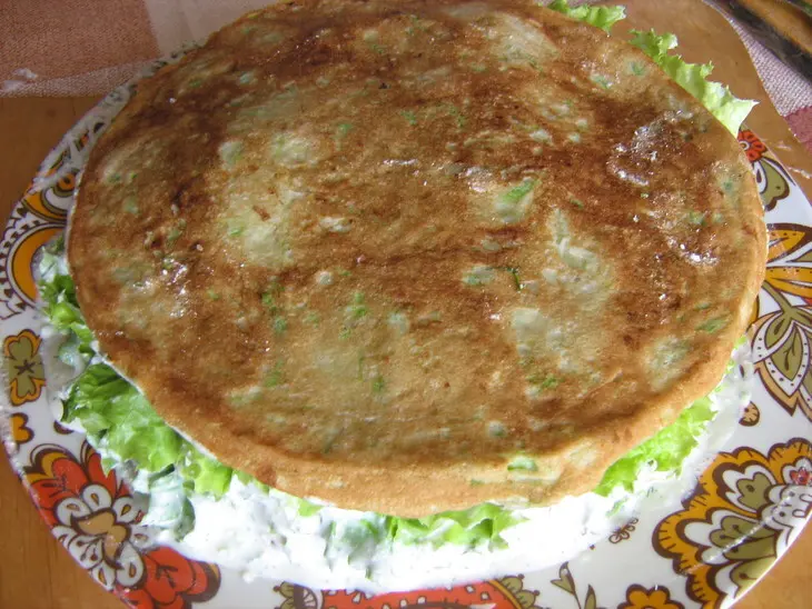 Торт кабачковый,закусочный.(дуэль): шаг 7
