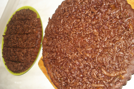Печенье шоколадное, с тыквенно-апельсиновым вареньем(+рецепт), по мотивам «венского» с нашего сайта: шаг 4