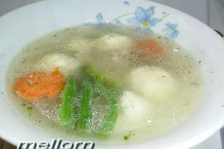 Куриный супчик с сырными клецками: шаг 5