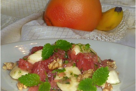 Салат с грейпфрутом за 5 минут ...: шаг 2