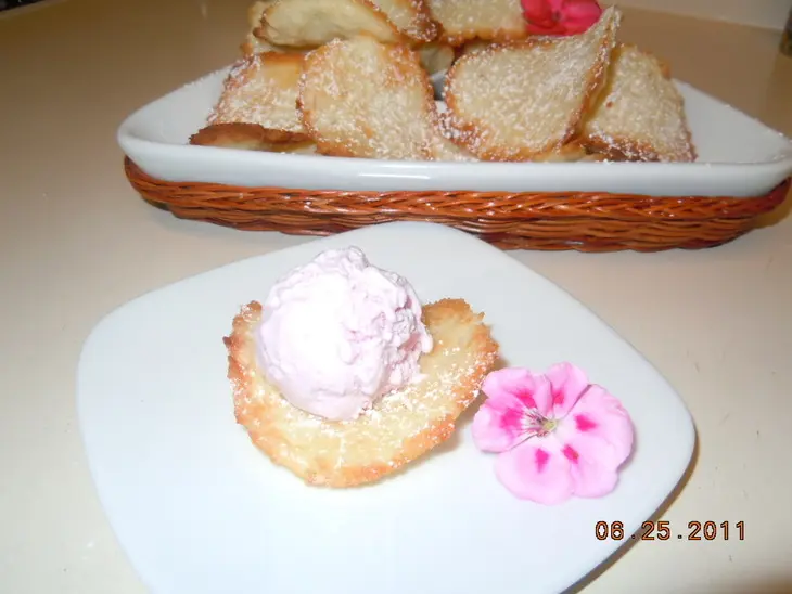 Хрустяшки-вкусняшки  печенье-чипсы угощение для детей и взрослых сладкоежек: шаг 8