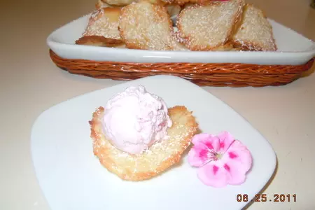 Хрустяшки-вкусняшки  печенье-чипсы угощение для детей и взрослых сладкоежек: шаг 8