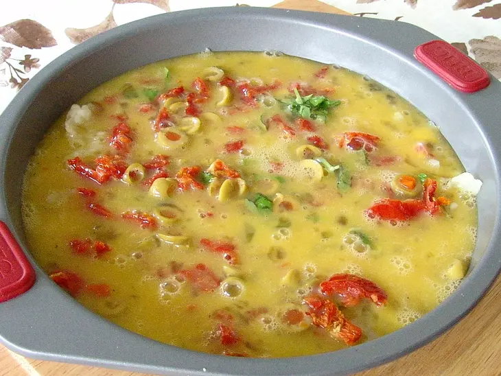 Закусочный пирог с картофельной корочкой в итальянском стиле: шаг 3