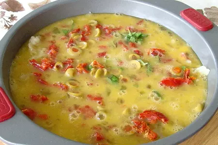 Закусочный пирог с картофельной корочкой в итальянском стиле: шаг 3