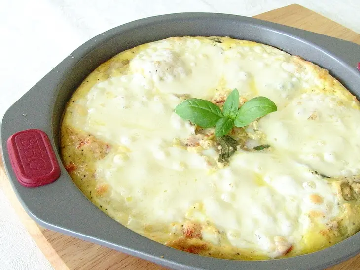 Закусочный пирог с картофельной корочкой в итальянском стиле: шаг 5