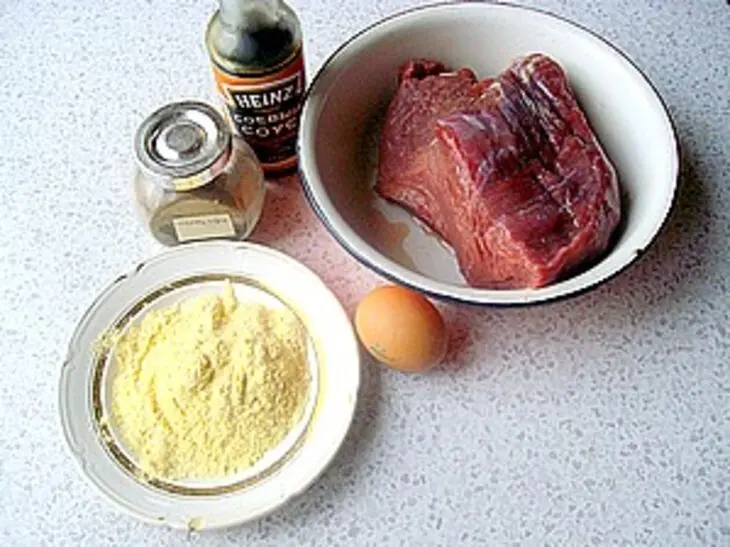 Мясо с устричным соусом: шаг 1