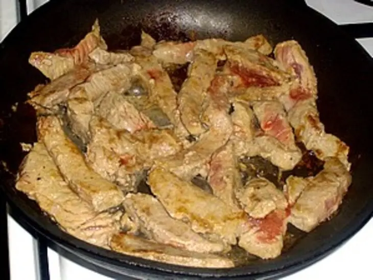 Мясо с устричным соусом: шаг 2