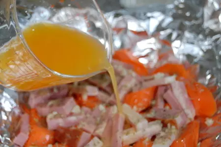 Запеченная морковь в фольге: шаг 2