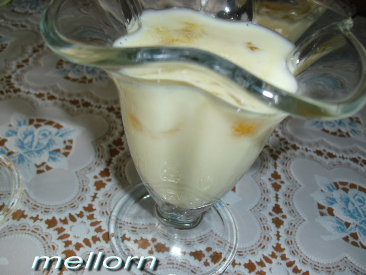 Молочно-цитрусовый десерт "апельсиновые брызги": шаг 4
