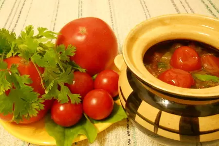 Чанахи с  мясом, с перцем, с сердцем!!!)): шаг 6