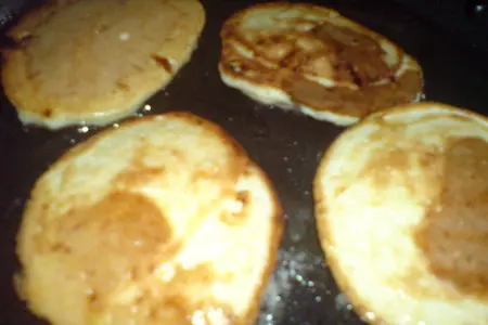 Оладьи из  зернистого творога  (cottage cheese pancakes): шаг 4