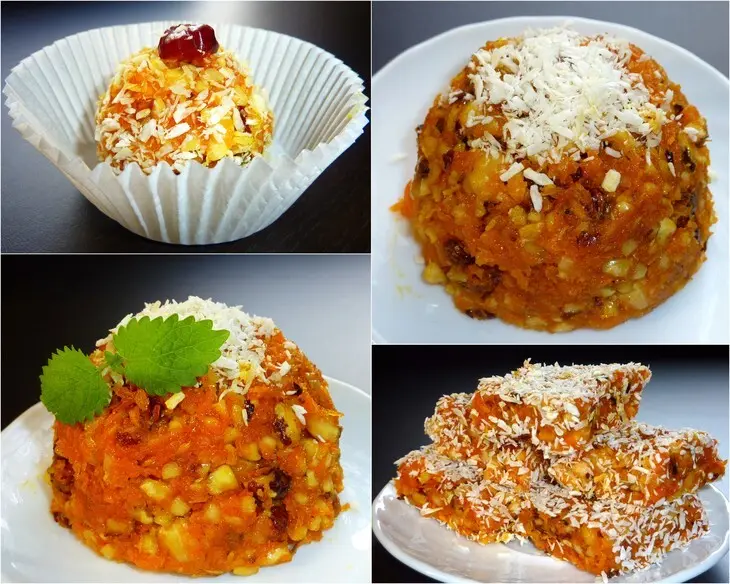 Морковные сладости с орехами: шаг 2
