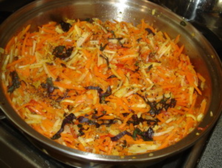 Алжан-сандал и фаршированный овощами перец: шаг 10