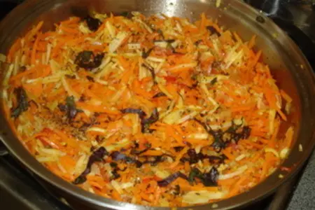 Алжан-сандал и фаршированный овощами перец: шаг 10
