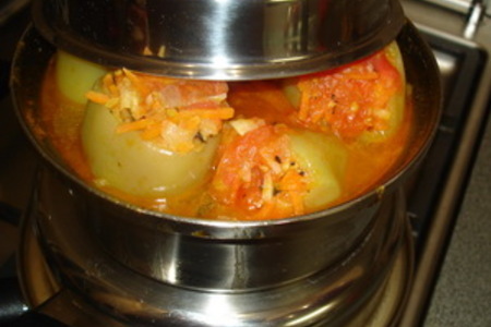 Алжан-сандал и фаршированный овощами перец: шаг 12